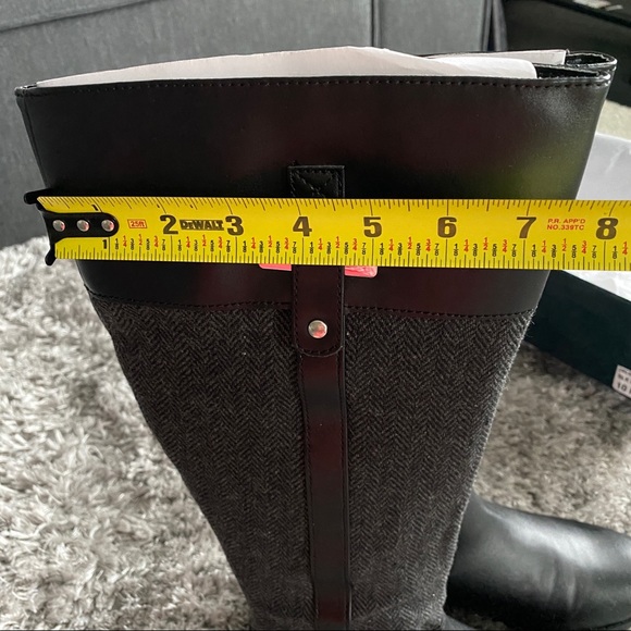 NEW IN BOX! Kendra Scott Herringbone Riding Winter Fall Boots - Size 10 - Picture 3 of 6